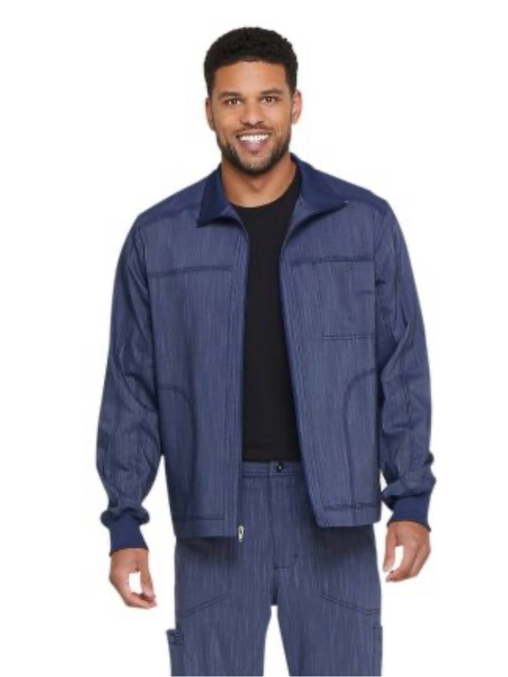 Dickies Advance Men’s Medical DK315 Zip Front Moto Jacket Large